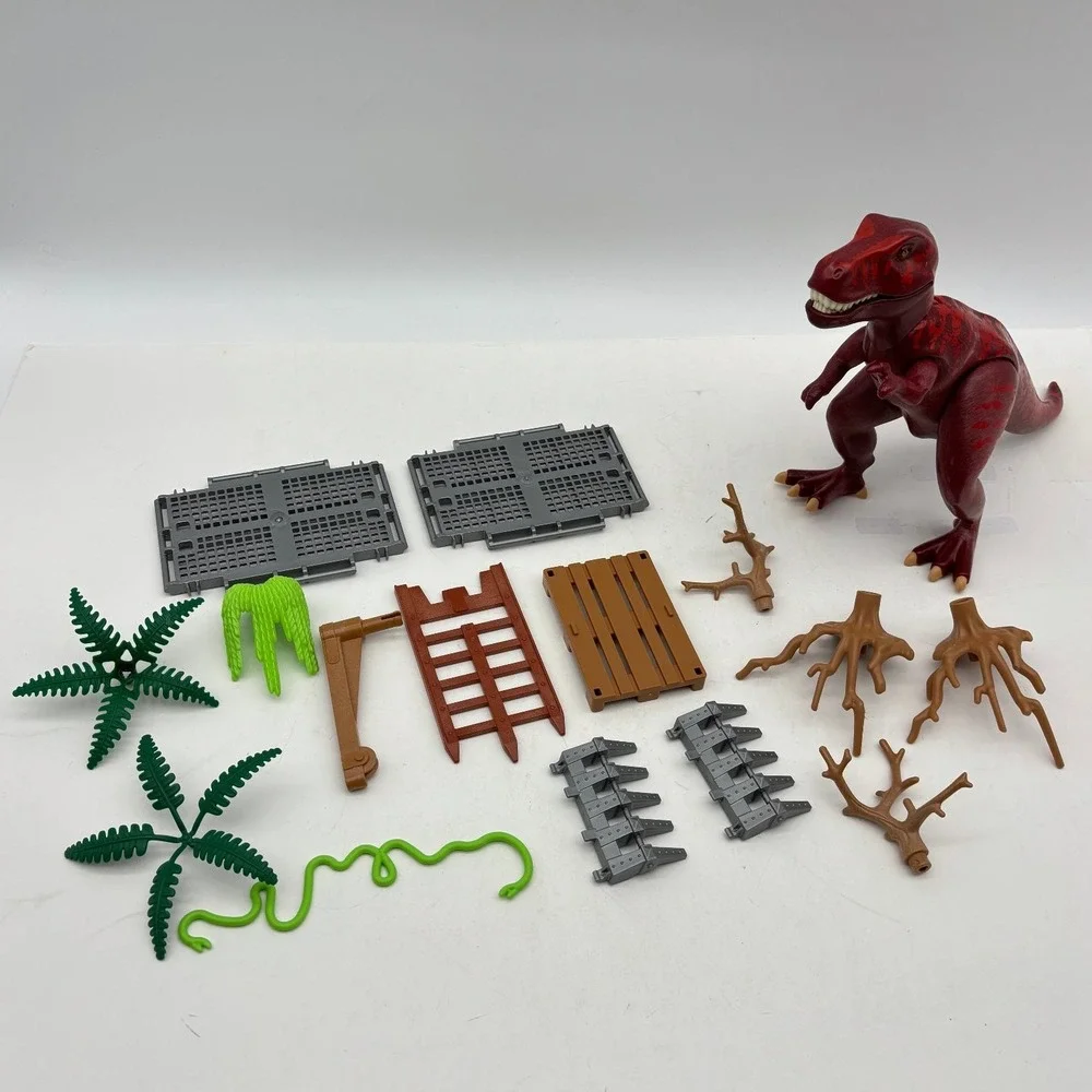 Playmobil 9429 Dino Rise Hidden Temple w/T-Rex Figures & Accessories INCOMPLETE